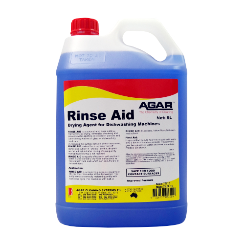 Agar Rinse Aid