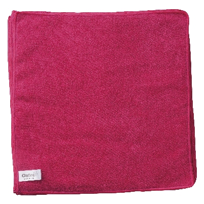 Value Microfibre Cloths – Red