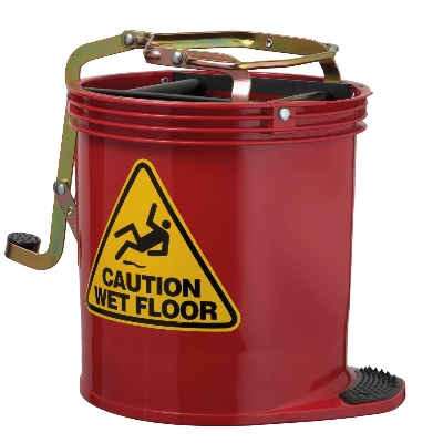 Contractor Wringer Bucket – Red